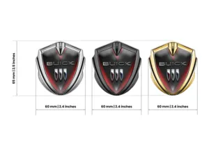 Buick Badge Self Adhesive Minimal Style High-End Look